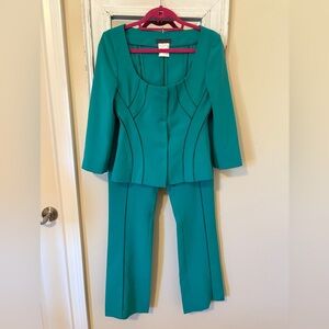 Alberta Ferretti Vibrant Green Pantsuit size 8